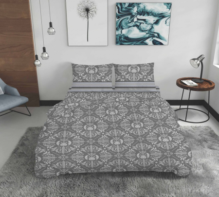 Textile pentru casă - Lenjerie de pat 100%bbc king size (alc2)