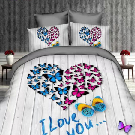 Lenjerii de pat - Lenjerie de pat digital print 3d (3d-pr3)
