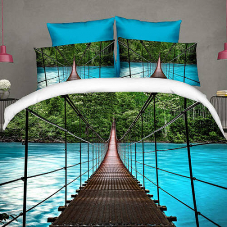 Textile pentru casă - Lenjerie de pat digital print 3d (bridge)