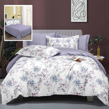 Lenjerii de pat - Lenjerie de pat elegance 6 piese cu cearșaf (lec20)