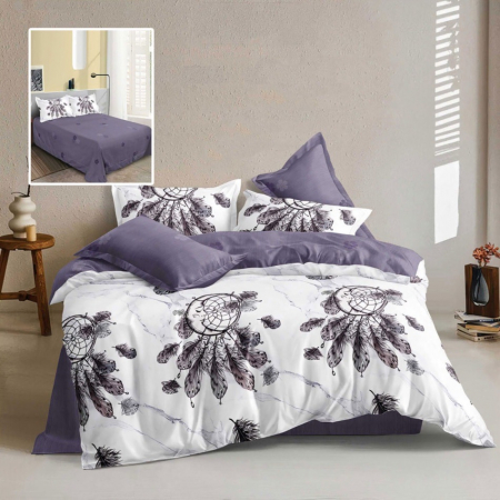 Textile pentru casă -  LENJERIE DE PAT FINET 6 PIESE (AVERY)