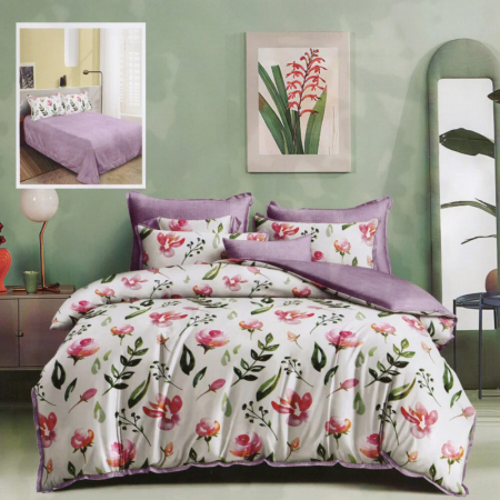 Textile pentru casă - Lenjerie de pat finet 6 piese (tina v2)