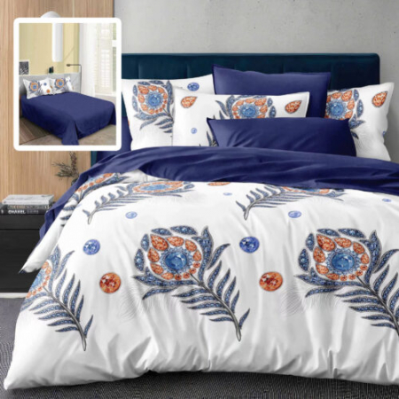 Textile pentru casă - LENJERIE DE PAT FINET 6 PIESE (M425)