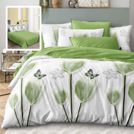 Textile pentru casă - LENJERIE DE PAT FINET 6 PIESE (M433)