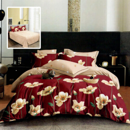 Textile pentru casă - LENJERIE DE PAT FINET 6 PIESE (M482)