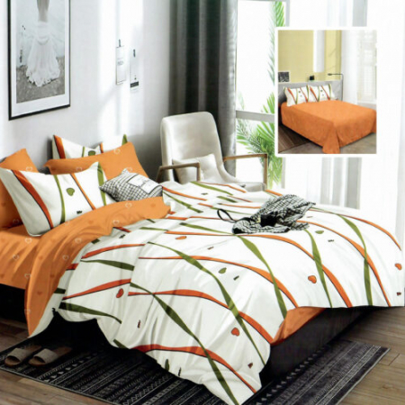 Textile pentru casă - LENJERIE DE PAT FINET 6 PIESE (M499)