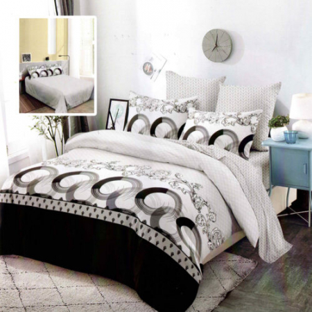 Textile pentru casă - LENJERIE DE PAT FINET 6 PIESE (M509)