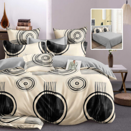 Textile pentru casă - LENJERIE DE PAT FINET 6 PIESE (M527)