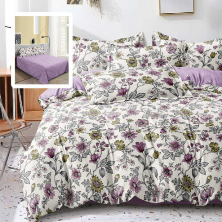 Textile pentru casă - LENJERIE DE PAT FINET 6 PIESE (MARA)