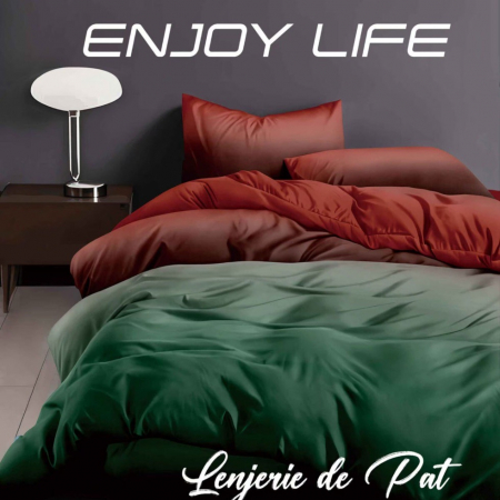 Textile pentru casă - LENJERIE DE PAT FINET „ENJOY LIFE” IVY