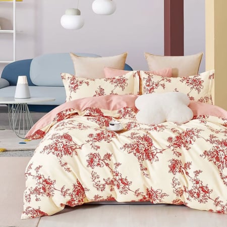 Lenjerii de pat - Lenjerie de pat percalle imprimat (prc106)