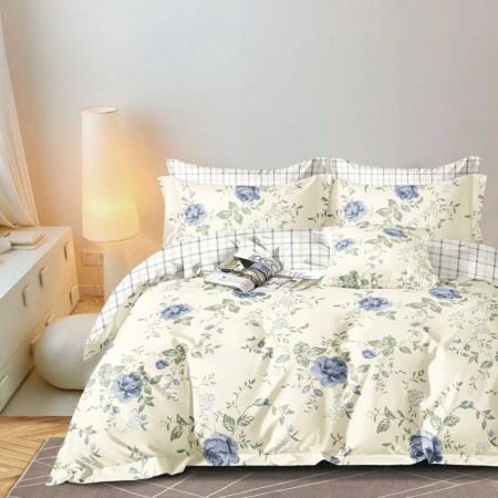 Lenjerii de pat - Lenjerie de pat percalle imprimat (prc172)