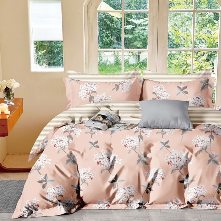 Textile pentru casă - Lenjerie de pat percalle imprimat (prc185)