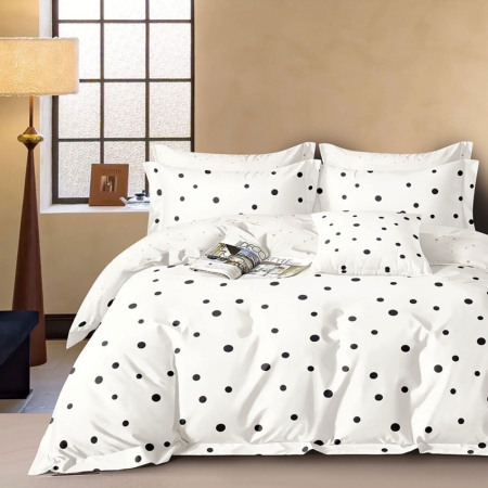 Lenjerii de pat - Lenjerie de pat percalle imprimat (prc188)