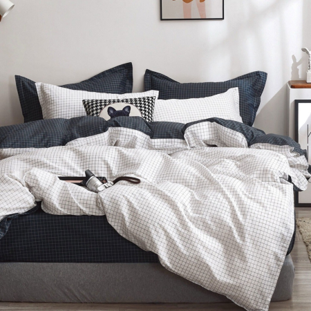 Lenjerii de pat - Lenjerie de pat percalle imprimat (prc196)