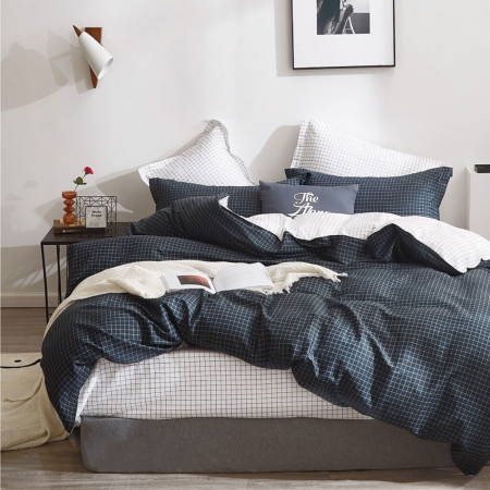 Lenjerii de pat - Lenjerie de pat percalle imprimat (prc199)