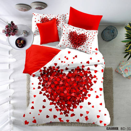 Lenjerii de pat - Lenjerie de pat poplin – două persoane (bd-31)