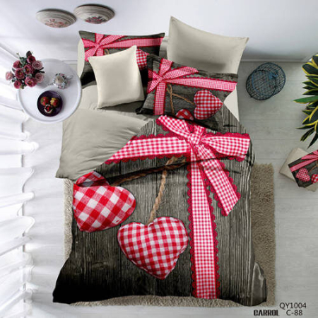 Lenjerii de pat - Lenjerie de pat poplin – două persoane (qy-1004)