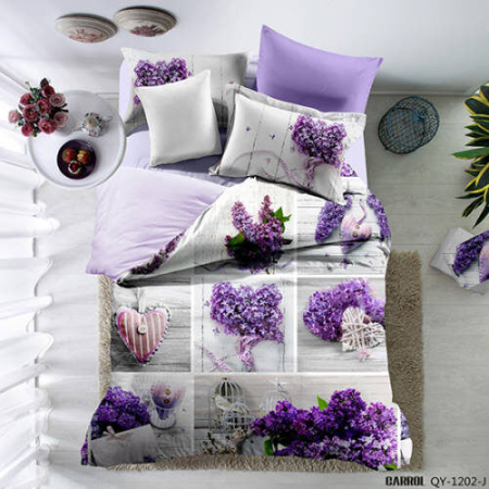 Lenjerii de pat - Lenjerie de pat poplin – două persoane (qy-1202)