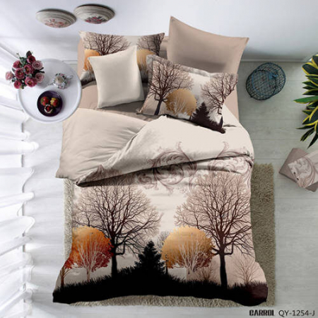 Textile pentru casă - Lenjerie de pat poplin – două persoane (qy-1254)