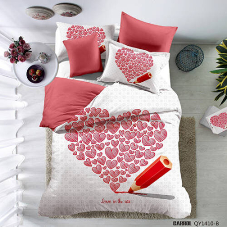 Lenjerii de pat - Lenjerie de pat poplin – două persoane (qy-1410)