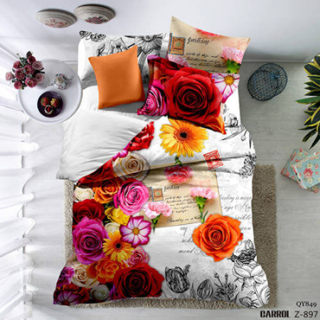 Lenjerii de pat - Lenjerie de pat poplin – două persoane (qy-849)