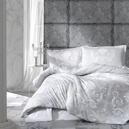 Lenjerii de pat - Lenjerie de pat ranforce clasy king size (alone v1)
