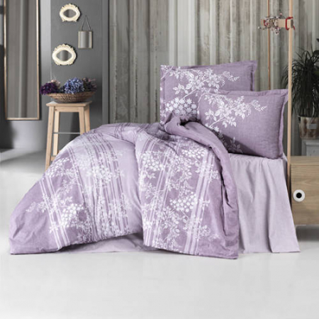 Textile pentru casă - Lenjerie de pat ranforce Clasy king size (BOVA V2)