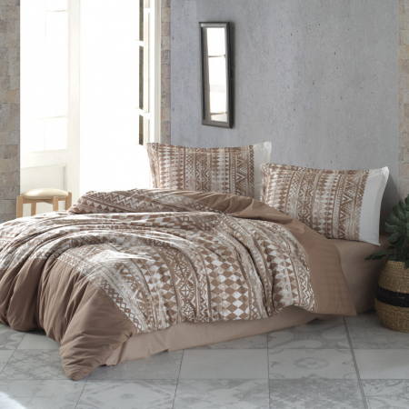 Textile pentru casă - Lenjerie de pat ranforce clasy king size (coza v1)