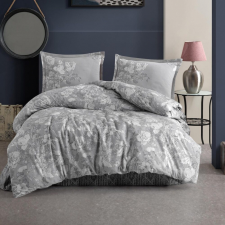 Textile pentru casă - Lenjerie de pat ranforce clasy king size (destin)