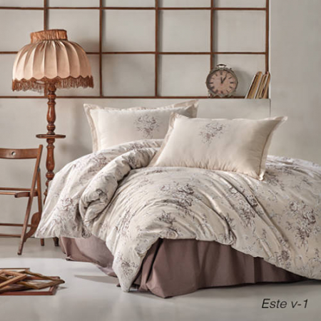 Textile pentru casă - Lenjerie de pat ranforce Clasy king size (ESTE V1)