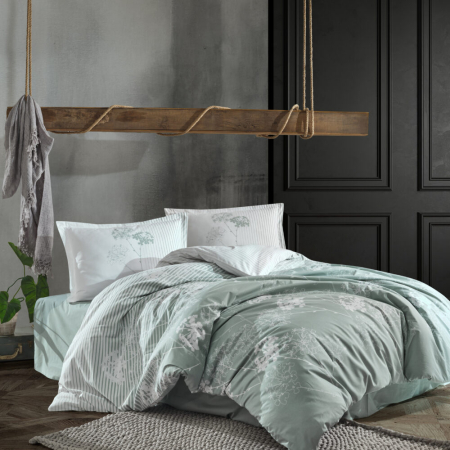 Lenjerii de pat - Lenjerie de pat ranforce clasy king size (luvi)