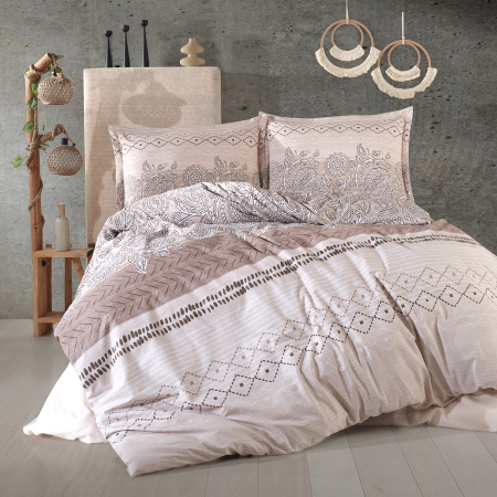 Articole pentru casă - Lenjerie de pat ranforce clasy king size (mahfer)