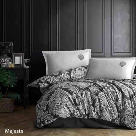 Lenjerii de pat - Lenjerie de pat ranforce clasy king size (majeste)