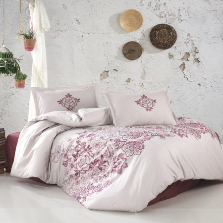 Textile pentru casă - Lenjerie de pat ranforce clasy king size (mandora v2)