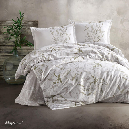 Textile pentru casă - Lenjerie de pat ranforce clasy king size (mayra v1)