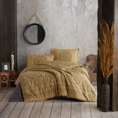 Lenjerii de pat - Lenjerie de pat ranforce clasy king size (merit)