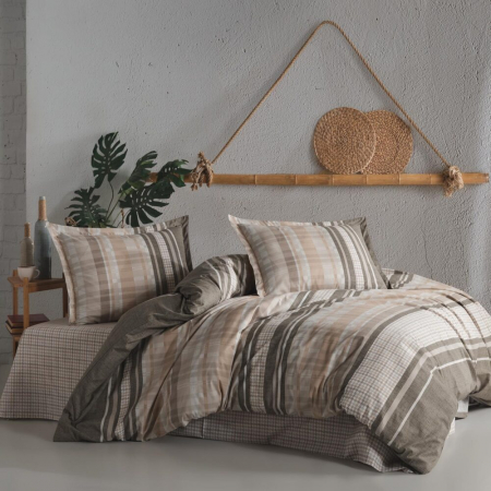 Textile pentru casă - Lenjerie de pat ranforce clasy king size (modena)