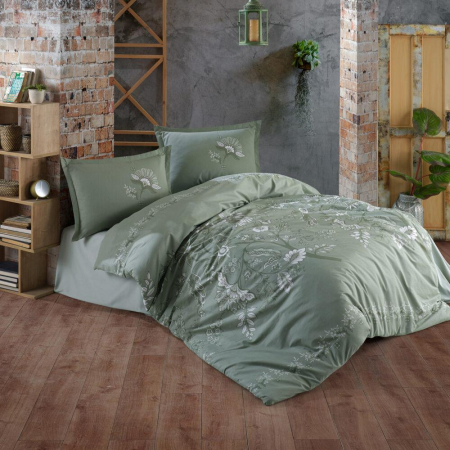 Textile pentru casă - Lenjerie de pat ranforce clasy king size (mohana v1)