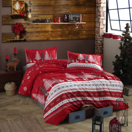 Textile pentru casă - Lenjerie de pat ranforce clasy king size (nadal)
