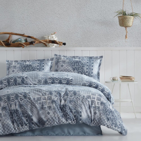 Lenjerii de pat - Lenjerie de pat ranforce clasy king size (pava)