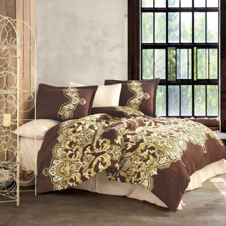 Lenjerii de pat - Lenjerie de pat satin clasy king size (artesa v1)