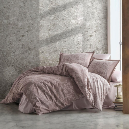 Lenjerii de pat - Lenjerie de pat satin clasy king size (harissa)