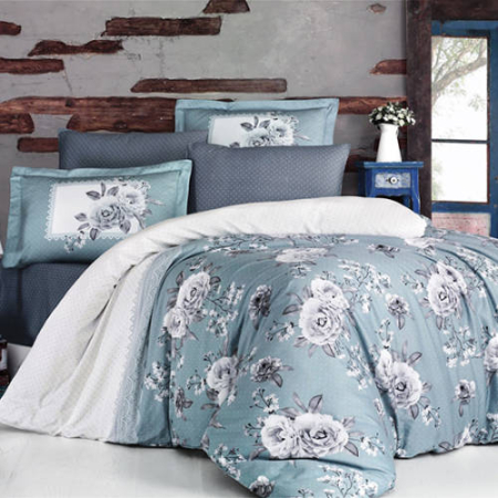 Lenjerii de pat - Lenjerie de pat satin clasy king size (kenzo v2)