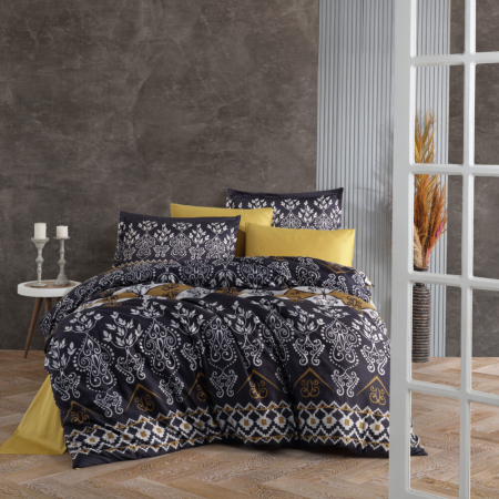 Lenjerii de pat - Lenjerie de pat satin clasy king size (leros)