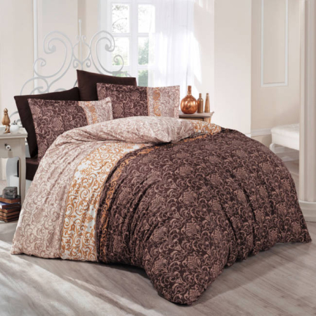 Lenjerii de pat - Lenjerie de pat satin clasy king size (mirace v1)