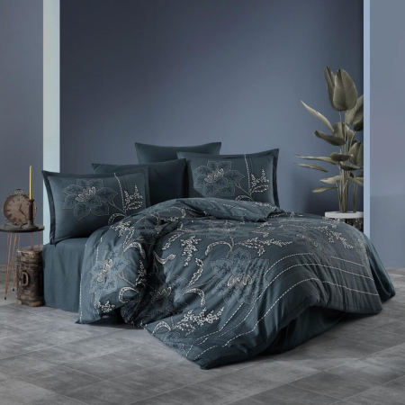 Lenjerii de pat - Lenjerie de pat satin clasy king size (moyo v2)