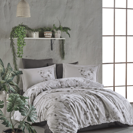 Lenjerii de pat - Lenjerie de pat satin clasy king size (paredes)