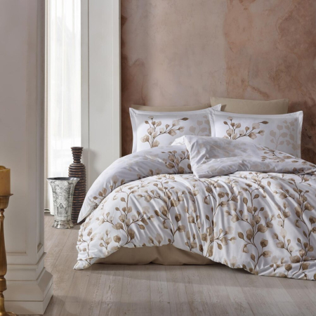 Lenjerii de pat - Lenjerie de pat satin clasy king size (puha v1)