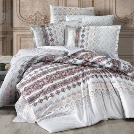 Lenjerii de pat - Lenjerie de pat satin clasy king size (rumba v1)